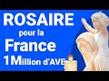 1Million d'Ave🕊️ Rosaire Live pour la France 🇨🇵 🙏  3 Novembre 19h30🔥