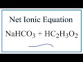 Net Ionic Equations and Solubility
