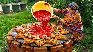 Grandma’s Beef Pizza with Homemade Sauce - The Most Unexpected Pizza