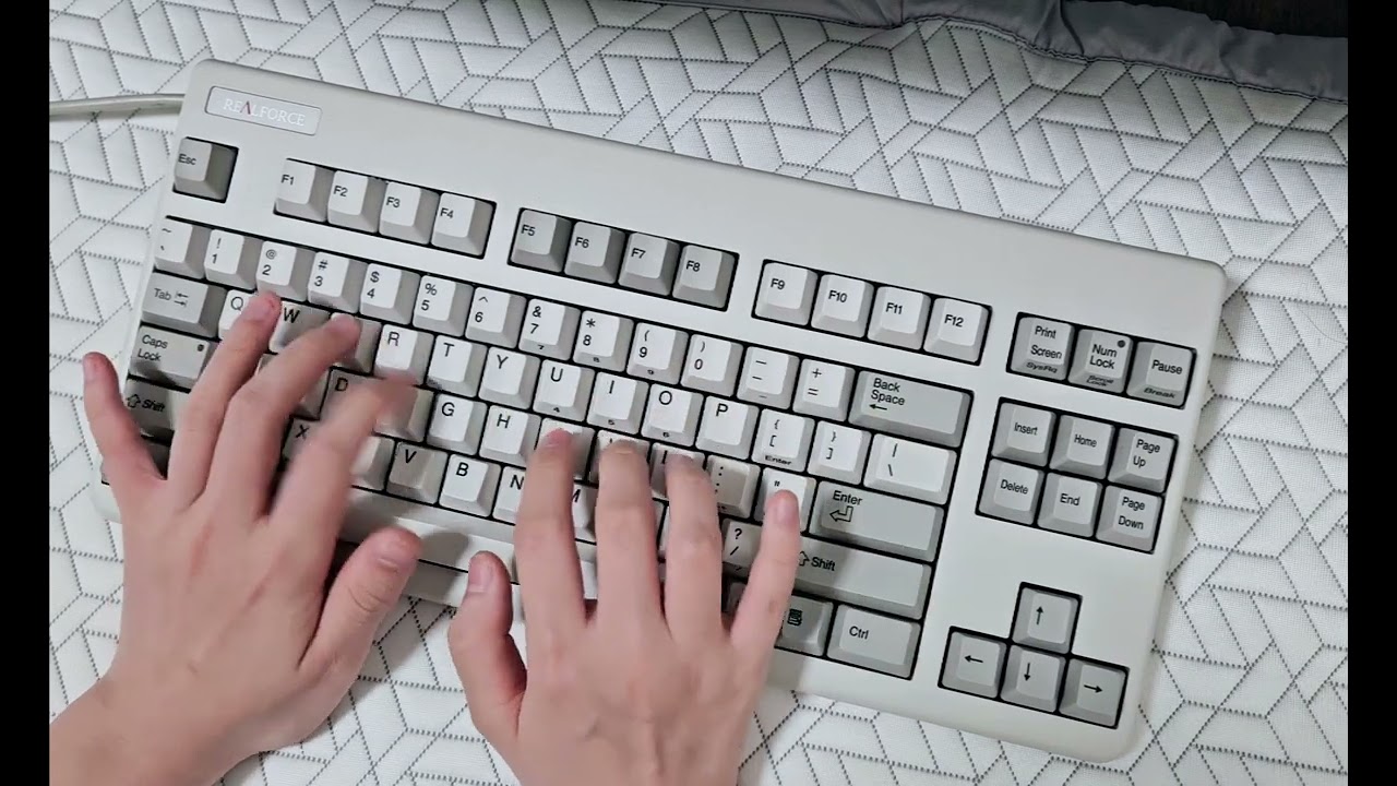 리얼포스r1 87u 풀윤활