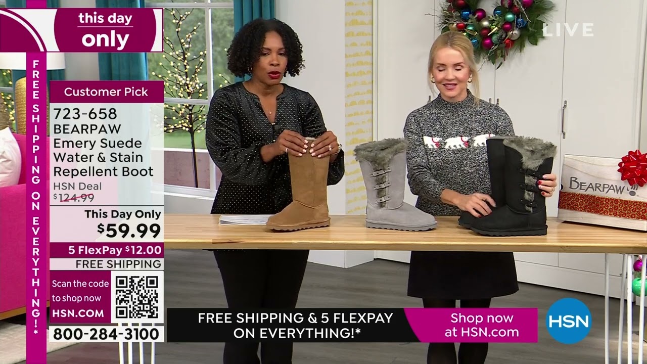 BEARPAW Emery Suede Water and StainRepellent Boot