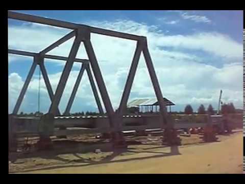 Cara memasang rangka baja jembatan Eps. 5 YouTube Cara memasang rangka baja jembatan Eps. 5 YouTube