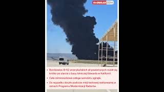 Nikt nie przeżył katastrofy B-52 #usa #b52 #katastrofa #kalifornia