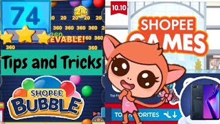 Shopee Bubble Level 74 / How to pass / Shopee Tips and Tricks / Shopee Games | Bron Andrei screenshot 2