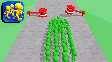 Crowd Runners - All Levels Gameplay (Part 10) | Android & iOS