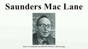 Saunders Mac Lane