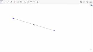 midpoint tool in GeoGebra