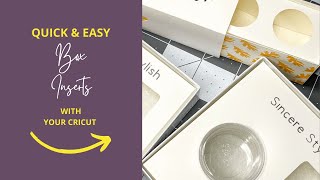 “How To Make Box Inserts With Your Cricut” | Small Business