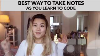 Best way to take notes as you learn to code