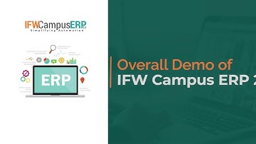 Overall Demo of IFW Campus ERP 2.0 in English | ERP for School, College, University