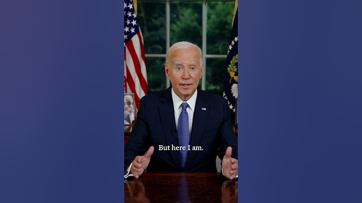 President Biden address the nation from the Oval Office.