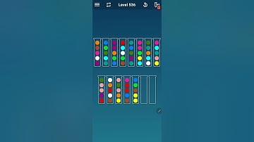 BALL SORT PUZZLE LEVEL 536
