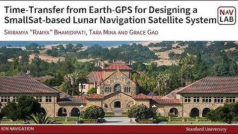 Time-Transfer from Earth-GPS for Designing a SmallSat-based Lunar Navigation Satellite System