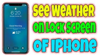 How to add weather summary to your iPhone Lock screen
