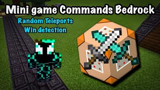 Minecraft How To Detect Winner, Random Teleports - Minigame Commands (Vanilla Bedrock)