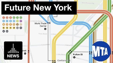 Future New York City - New Digital Subway Map by Work and Co