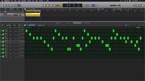 Logic Pro X 10.5 Step Sequencer