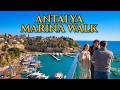 Antalya Walking Tour | Atatürk Park to Old Marina Seaside Walk (4K)