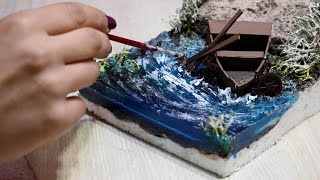 How to make a Boat in Sea Diorama