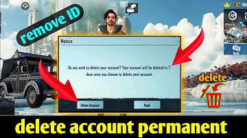 How to delete bgmi account | delete bgmi account permanently | bgmi account delete kaise kare