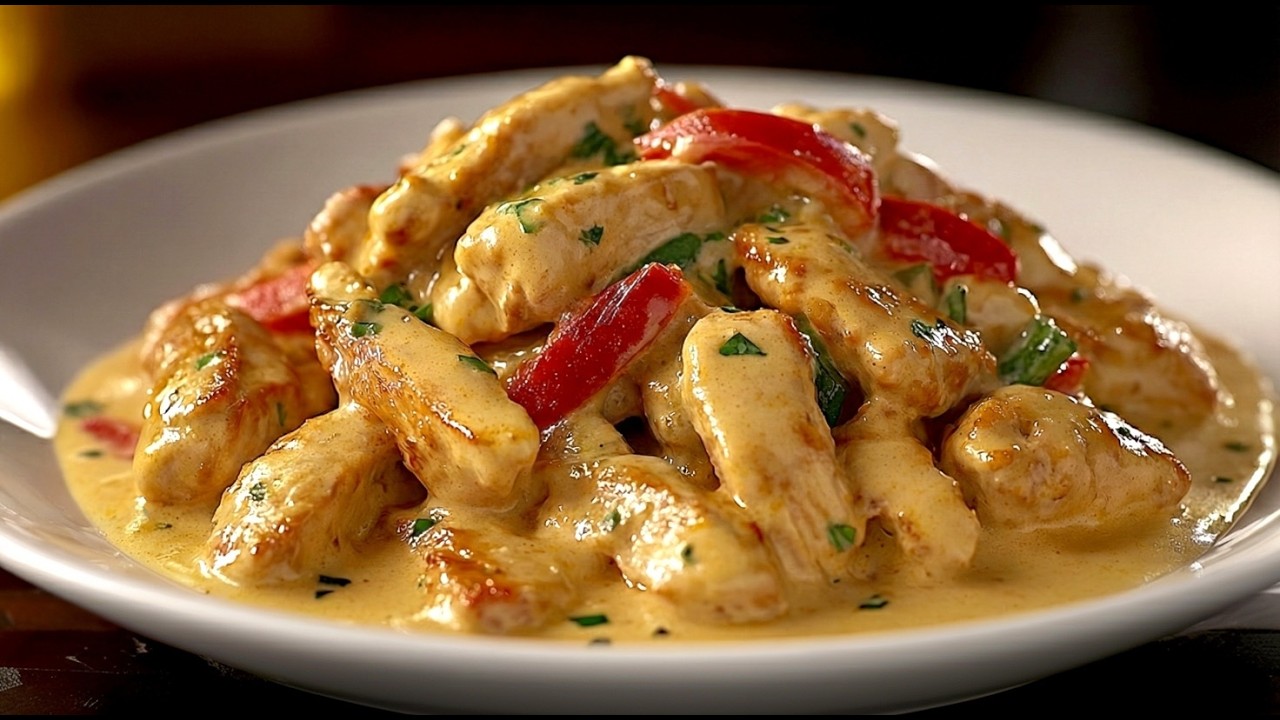 ❗️Этот кремовый рецепт курицы такой вкусный! Знаменитый рецепт, который сводит с ума весь мир!