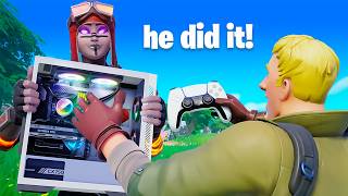 I Bought a PC For a Console Player To Hit Unreal!