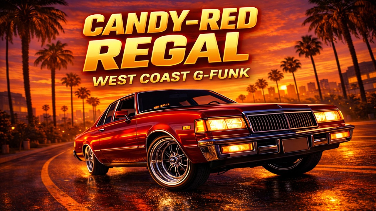 Candy-Red Regal — Smooth West Coast G-Funk | AI Music