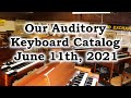 Our Auditory Keyboard Catalog June 11th, 2021