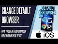 How to Change Default Browser on iPhone or iPad (iOS) image