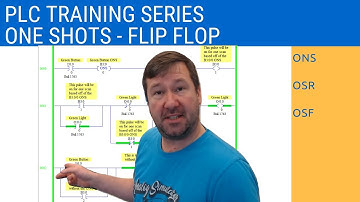 Program a Flip Flop Using One Shots. ONS, OSR, OSF in Allen Bradley