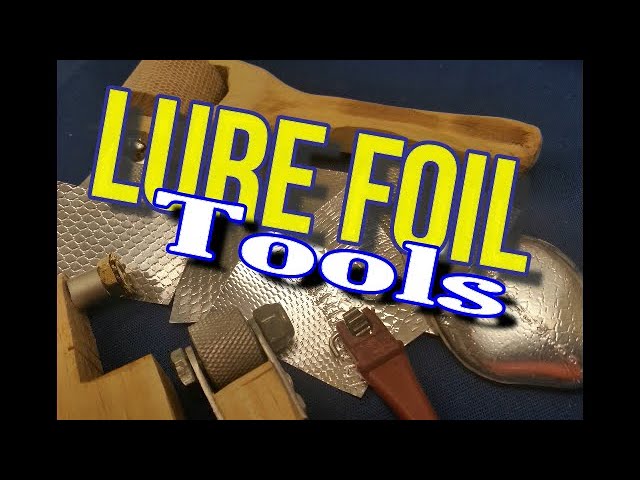 Lure Foiling - how I foil my handmade fishing lures 