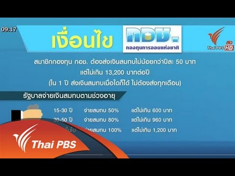 กองทุนการออมแห่งชาติ (20 ส.ค. 58)