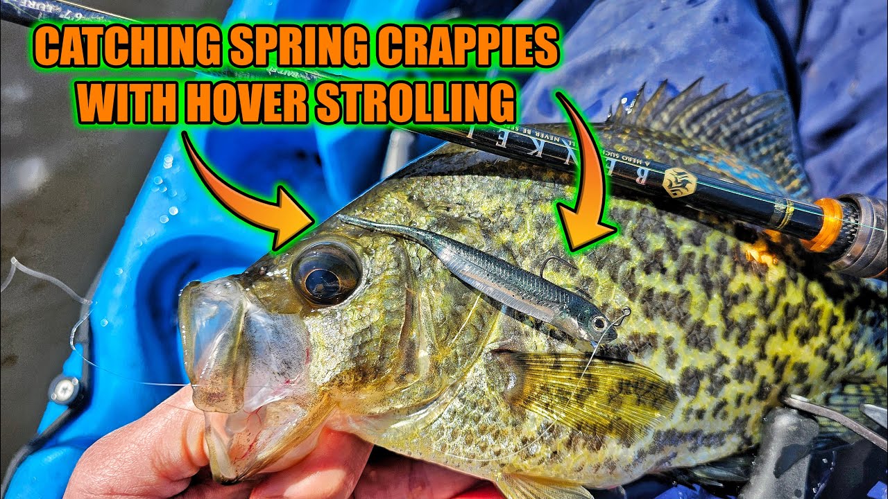 Catching Ton of Spring Crappies in the Banks fishing Hover
