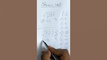 #shorts SQUARE ROOT of perfect numbers in 2 sec | Best Square tricks in hindi #shortvideo
