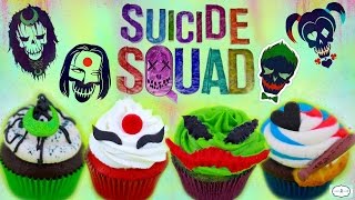 Cupcakes Inspired By The Movie Suicide Squad