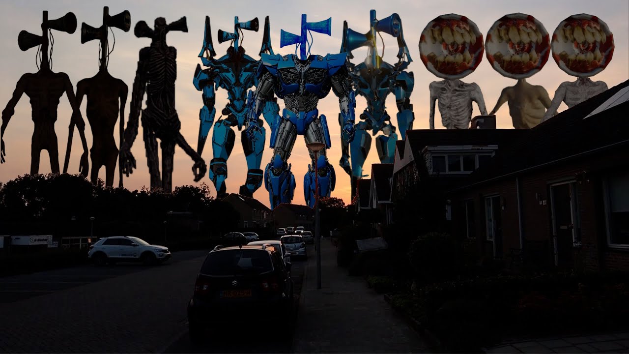 TEAM Siren Head VS TEAM Mecha Siren Head VS TEAM Great Mother Megaphone