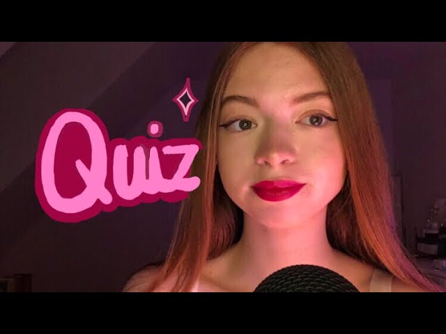 ~ ASMR FR ~ Chuchotement tests culture ❤️ (cinéma, foot…)