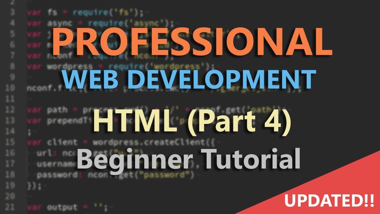 HTML Tutorial for Beginners - 4- Creating web links by Verlyn Lawrence ...