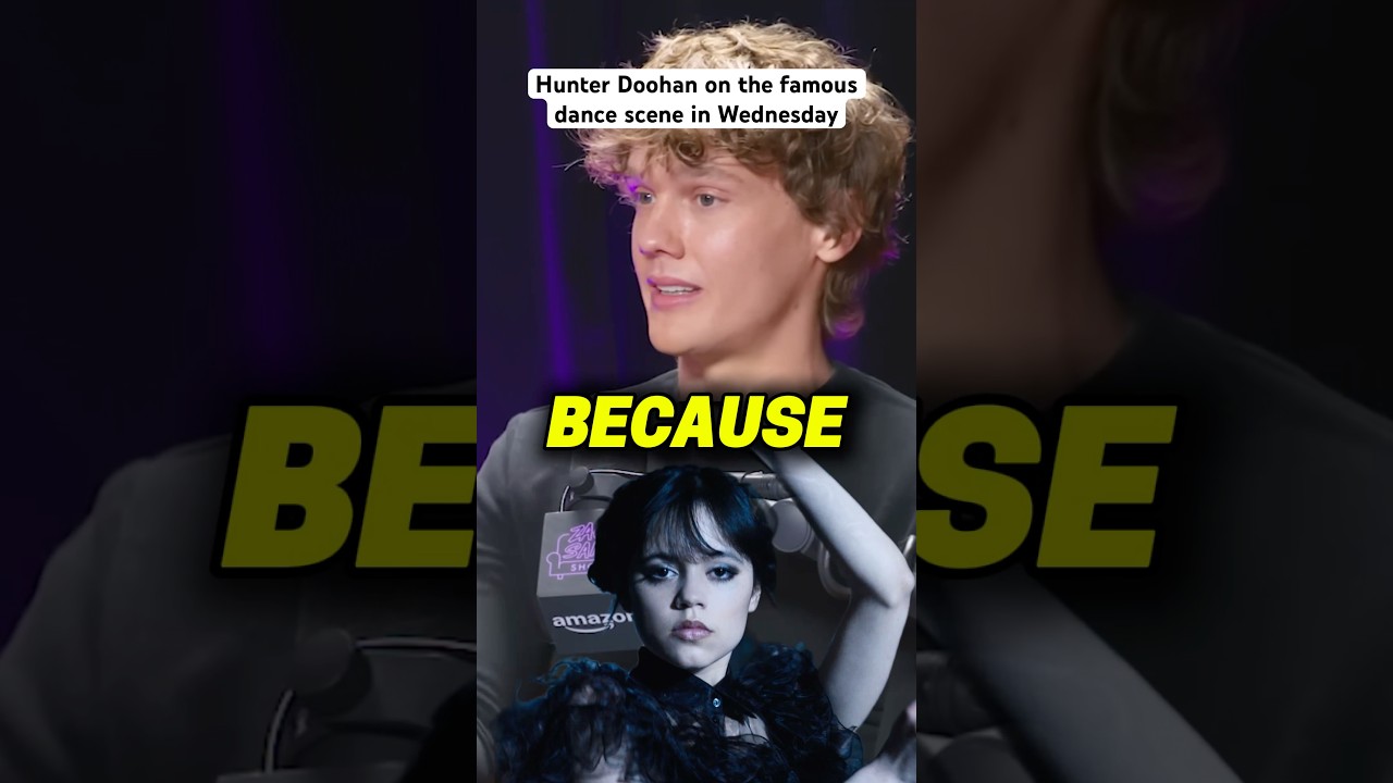 Hunter Doohan on the famous dance scene in Wednesday