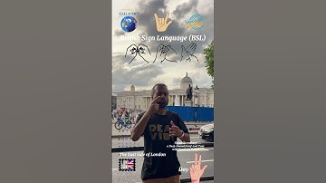 In 2023, a new law that recognises British Sign Language (BSL) as an official language #bsl