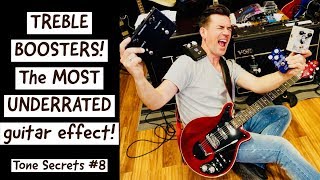 TREBLE BOOSTERS the most UNDERRATED GUITAR EFFECT! Tone Secrets #8