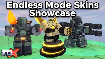 TDX All New Skins Showcase (Eradicator Juggernaut, Eradicator John, Tower Battles Golden Commando)