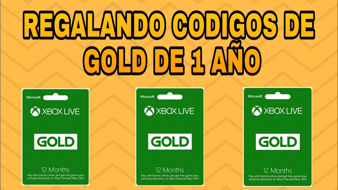 Regalando codigos de gold de un año Xbox 360 #2 - YouTube