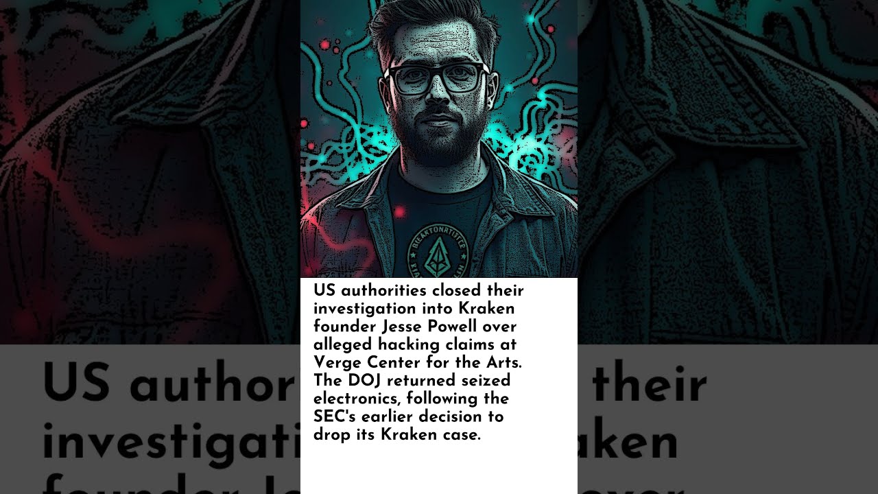 DOJ Ends Probe Into Kraken Founder Returns Seized Devices