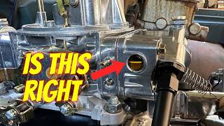 How to Set the Float Level on a Holley Carburetor
