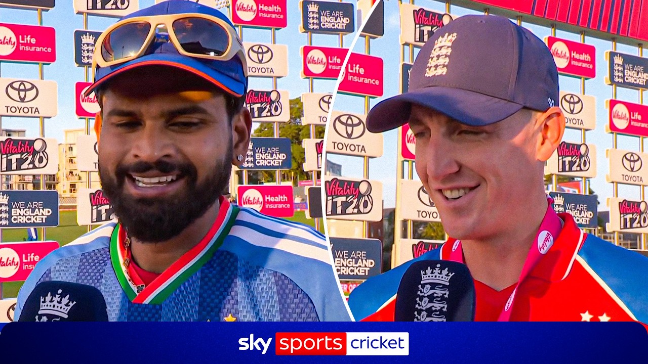 Shreyas Iyer & Harry Brook react as England win T20 series over India 👏