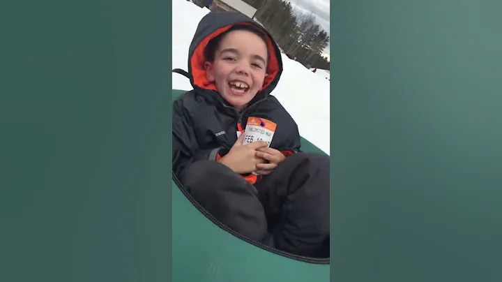 First time down the hill!