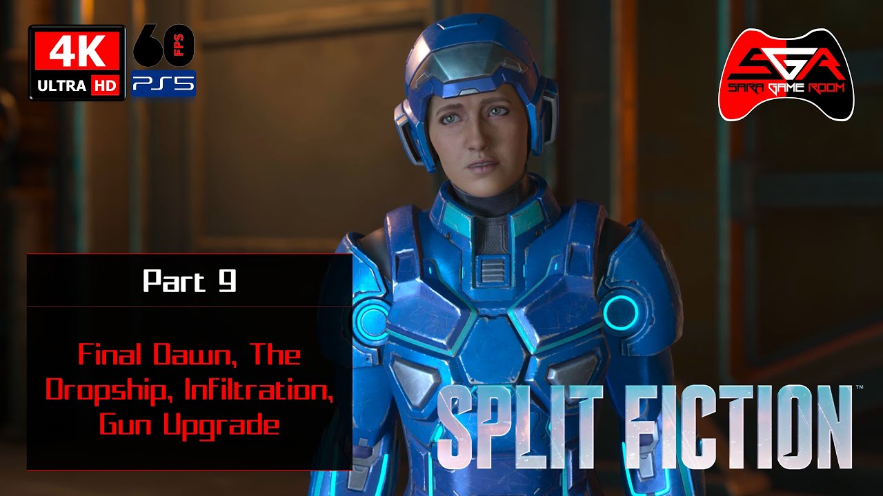 Split Fiction Full 100% Gameplay - Part 9 Final Dawn, The Dropship, Infiltration, Gun Upgrade
