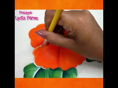 Cómo Pintar Hibiscos