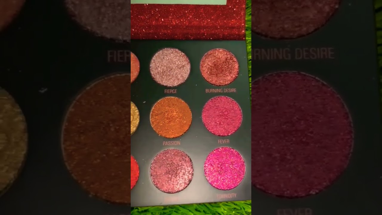 Makeup Revolution Pressed Glitter Eyeshadow palette  